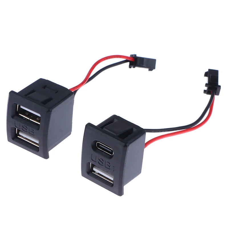5V 2A USB Type-C Charging Port Flush Mount Panel Arc Surface