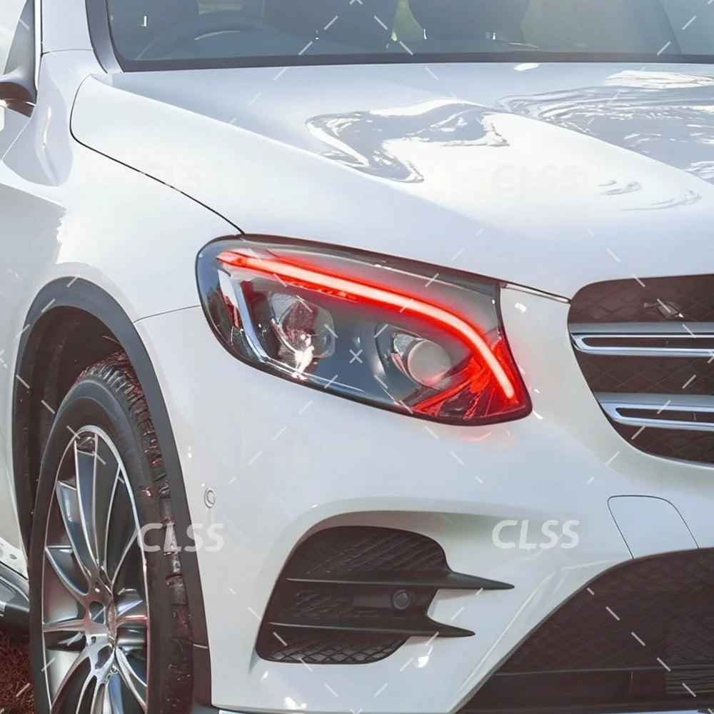 DRL LED Boards Lightsource For Mercedes-Benz GLC W253 GLC250 GLC200 2016-2019 High Spec Headlight Daytime