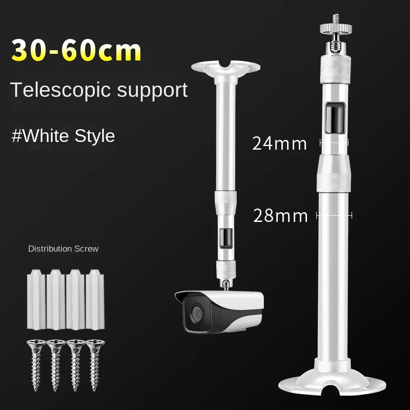 Projector Stand Surveillance Camera Telescopic Support Wall Ceiling Mount Bracket 20-40cm 30-60cm 40-80cm 60-120cm
