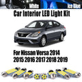 10-Piece LED Interior Light Kit for Nissan - Canbus Error-Free Interior Bulbs