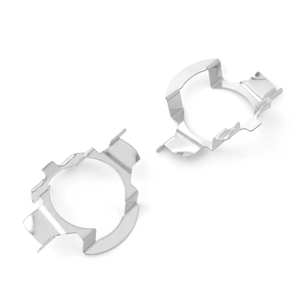 2Pcs H7 LED Headlight Bulb Base Holder Adapter Socket Retain