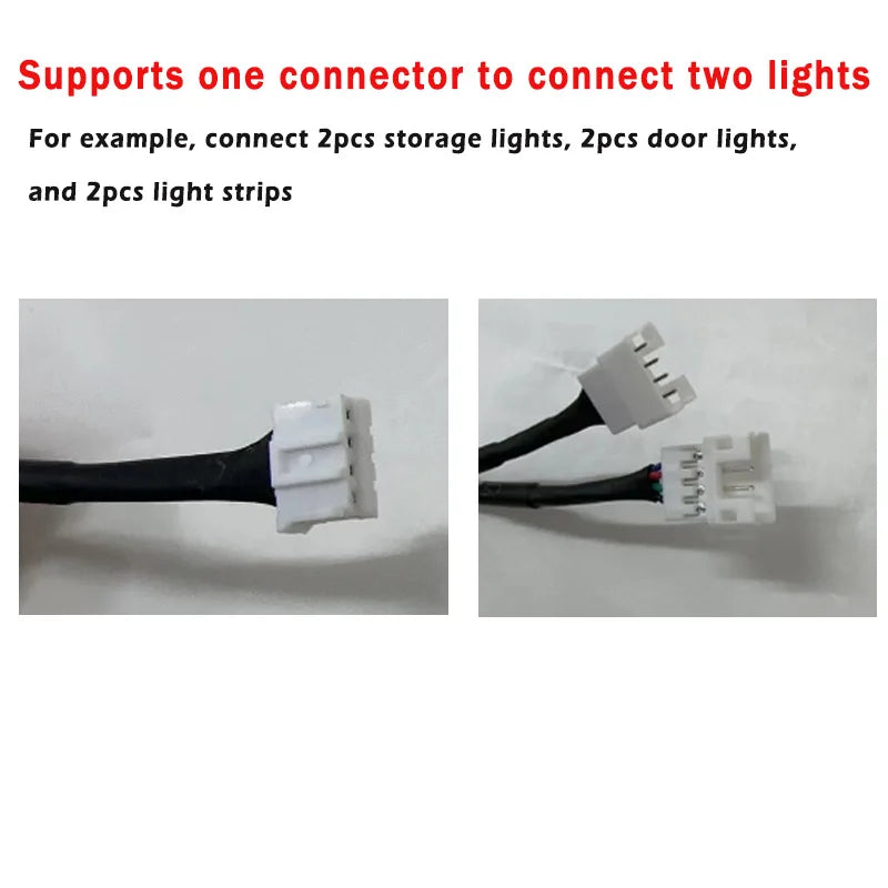 Car Ambient Light Dual Connection Extended Line Can Connect 