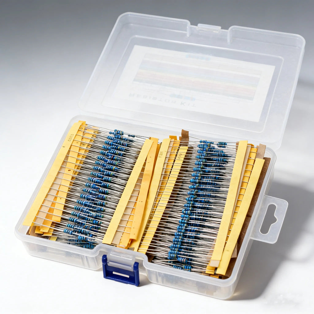 2600Pcs 130 Values Resistor Kit 1/4W Metal Film 1% 0.25W Ele