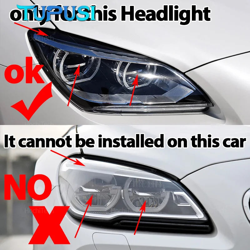 Angel Eyes for BMW 6 Series F06 F12 F13 Pre-facelift 2012-2015 LED Headlight Daytime Light 63117263051 Light