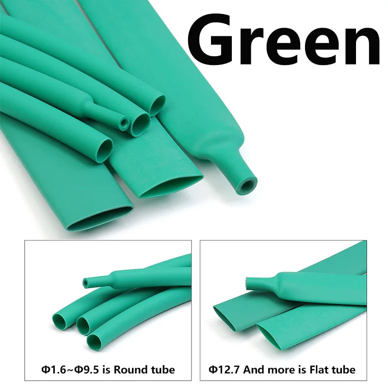 3Meters 3 1 Heat Shrink Tube With Glue Colorful 1.6-50mm Dual Wall Adhesive Lined Polyolefin Shrinkin Wrap Cable Protect Sleeve