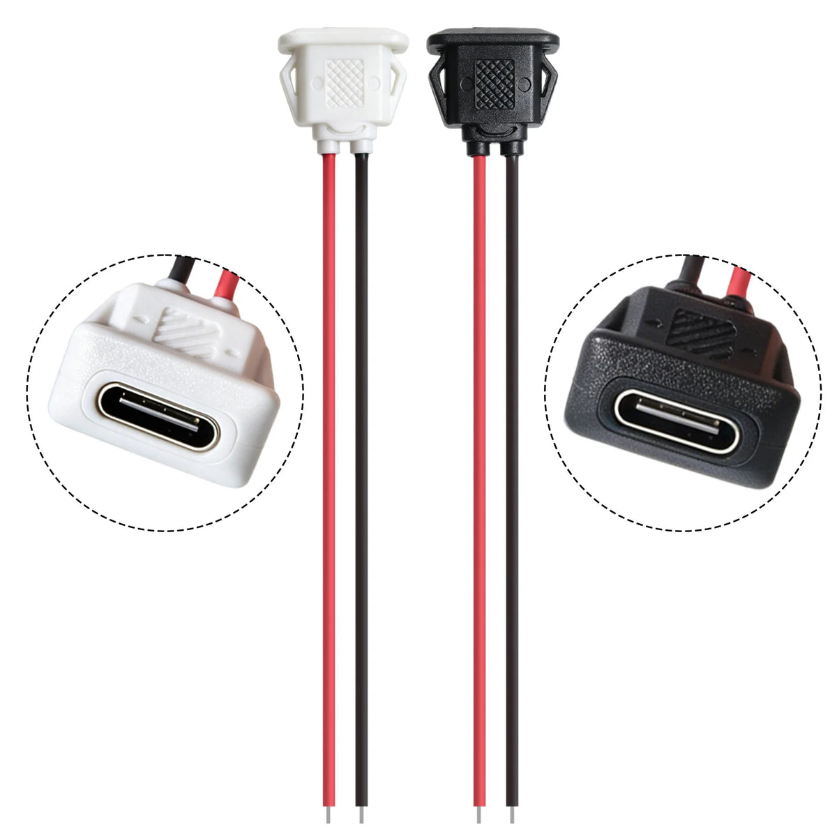 5/10pcs Type-C Female Chassis Connector USB C Female Chassis