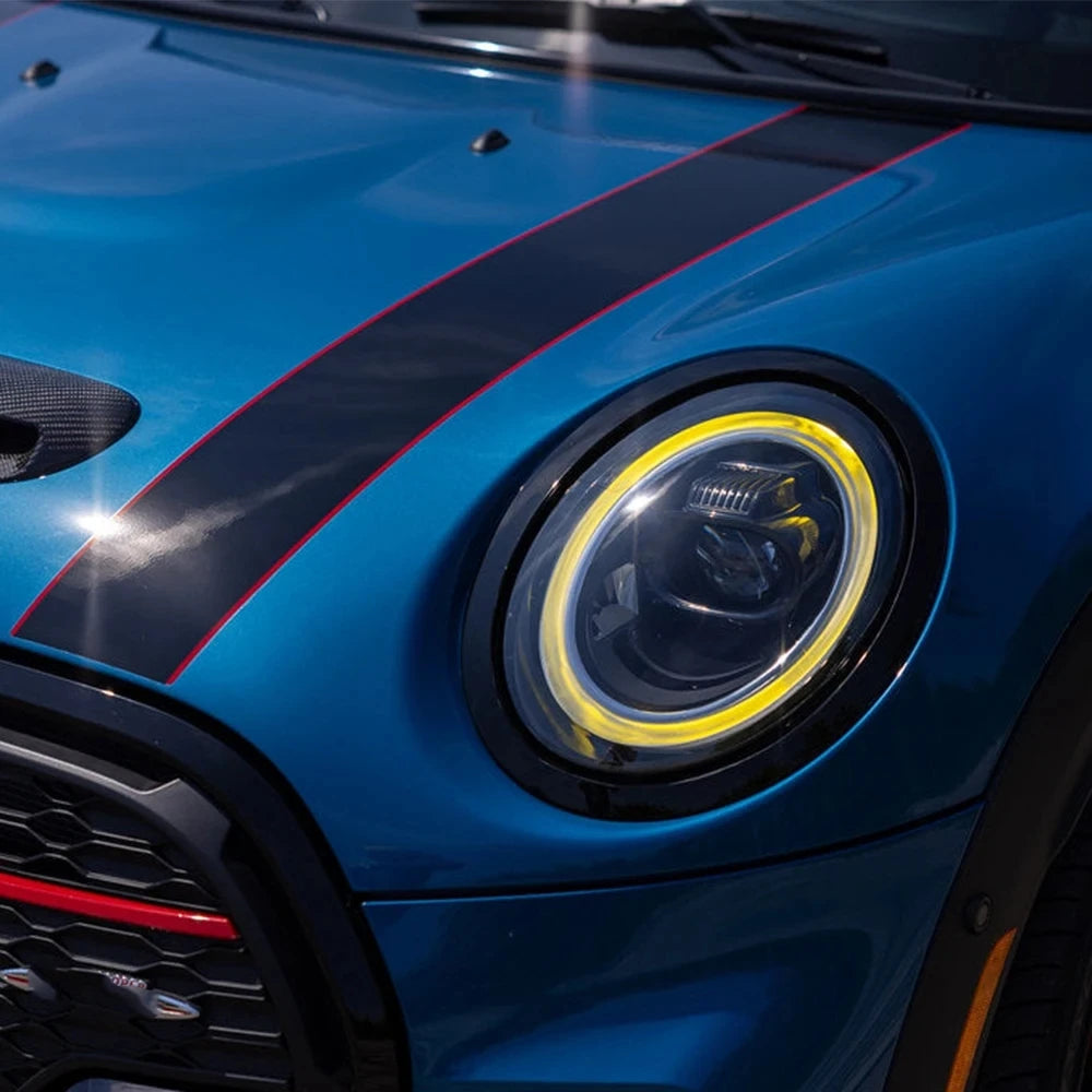 DRL For 2020 2021 Mini Cooper F55 F56 F57 Clubman F54 LCI LED Headlight Daytime Running Light Red Blue for