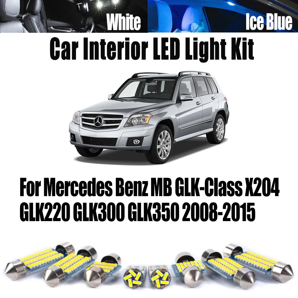 Car Accessories LED Interior Reading Light Kit for Mercedes X204 2008-2015