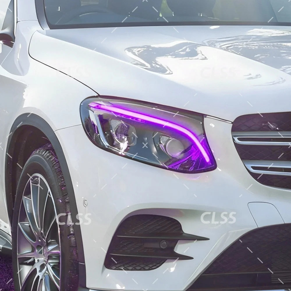 DRL LED Boards Lightsource For Mercedes-Benz GLC W253 GLC250 GLC200 2016-2019 High Spec Headlight Daytime