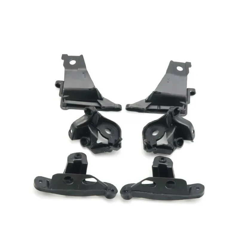 Headlight Repair Kit Bracket Protective Ring Plastic Repair Black High Quality Auto Part For Peugeot 308 408