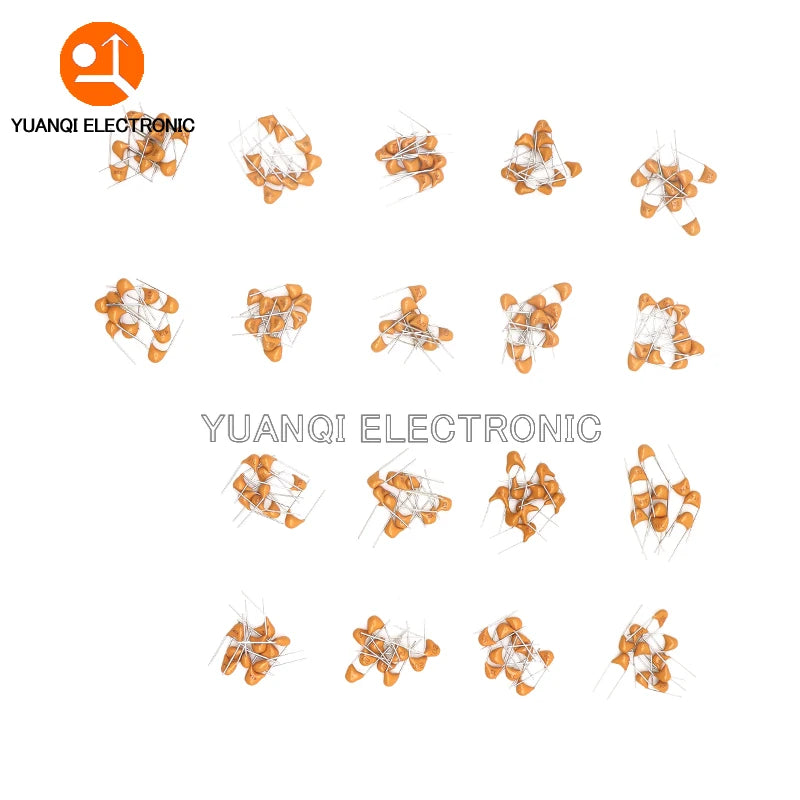180pcs Monolithic Ceramic Capacitor Kit 18Values 10pcs 20pF-
