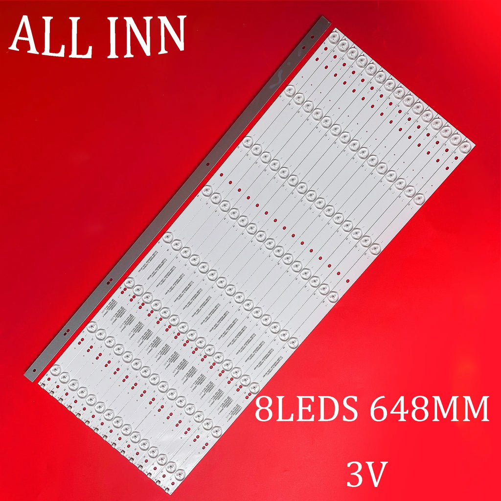 LED Strip for AWX65166 TH-65AX600C SJ.HZ.D6500402-2835AS-F 1.14.FD650001 D650S01-4222-MZ1003 D650S01-4140