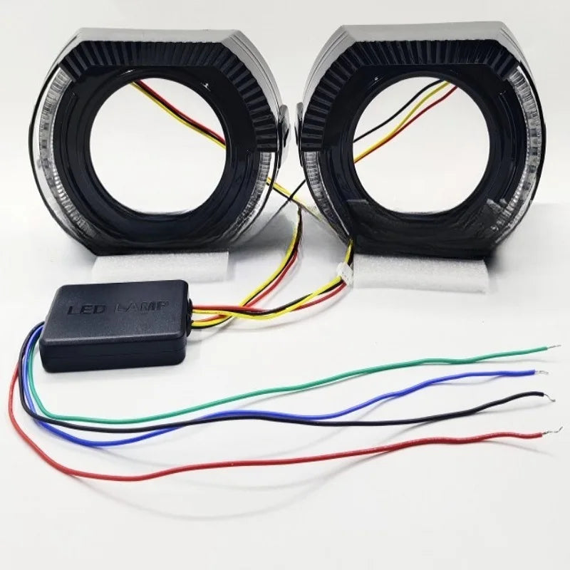 2pcs Projector Cover 2.5/3.0inch Headlight Lens Dust Cover H