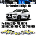 LED Interior Light Kit for BMW E71 F48 F25 - Canbus Error-Free Interior Bulbs