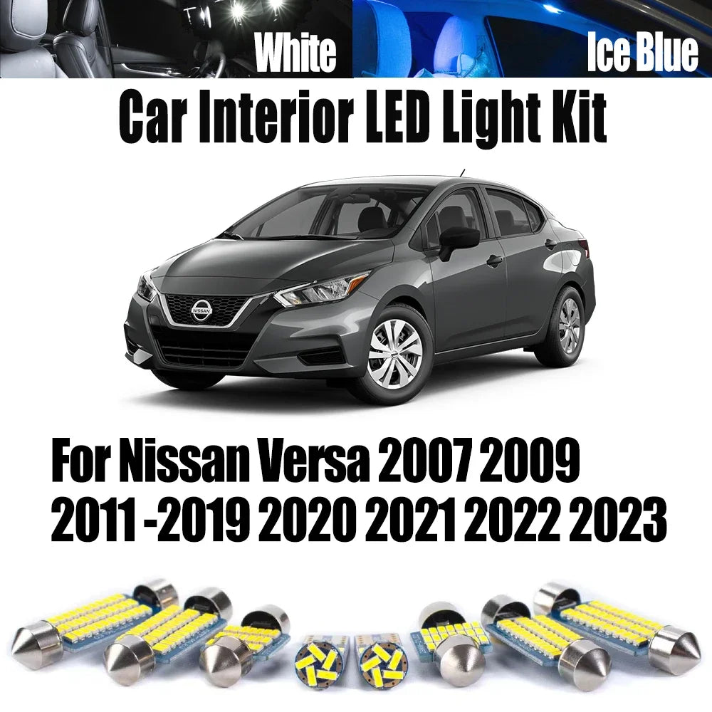 LED Interior Light Kit for Nissan 2007-2021 - Canbus Error-Free Interior Bulbs
