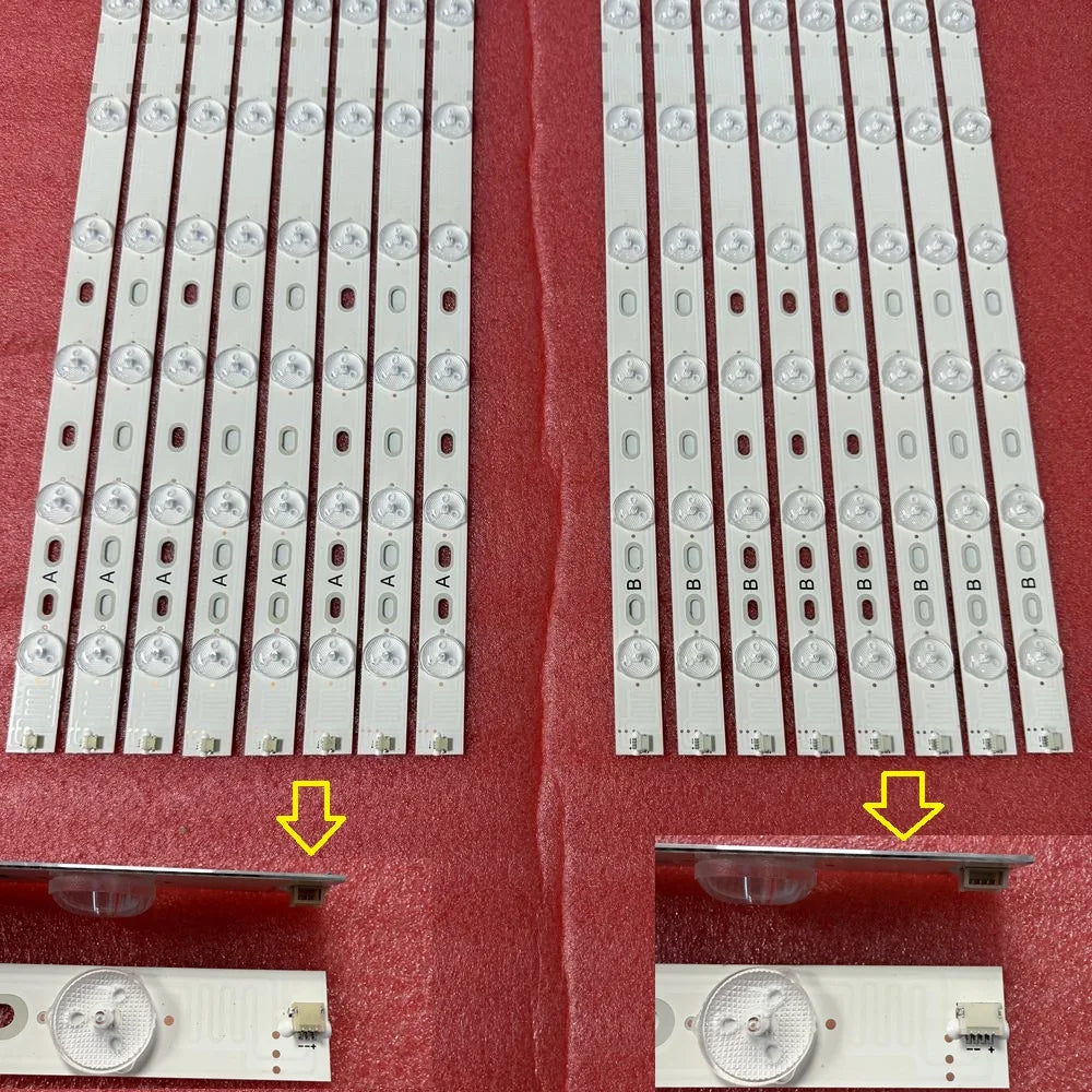 LED Backlight Strip for Vizio M65-E0 V655-G9 M65-E0-A-V4 M65-E0-B-V4 LB65049 V1 V0 01 - Replacement TV