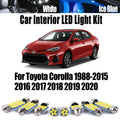 LED Interior Light Kit for Toyota Corolla 1988-2017 - Canbus Error-Free Interior Bulbs