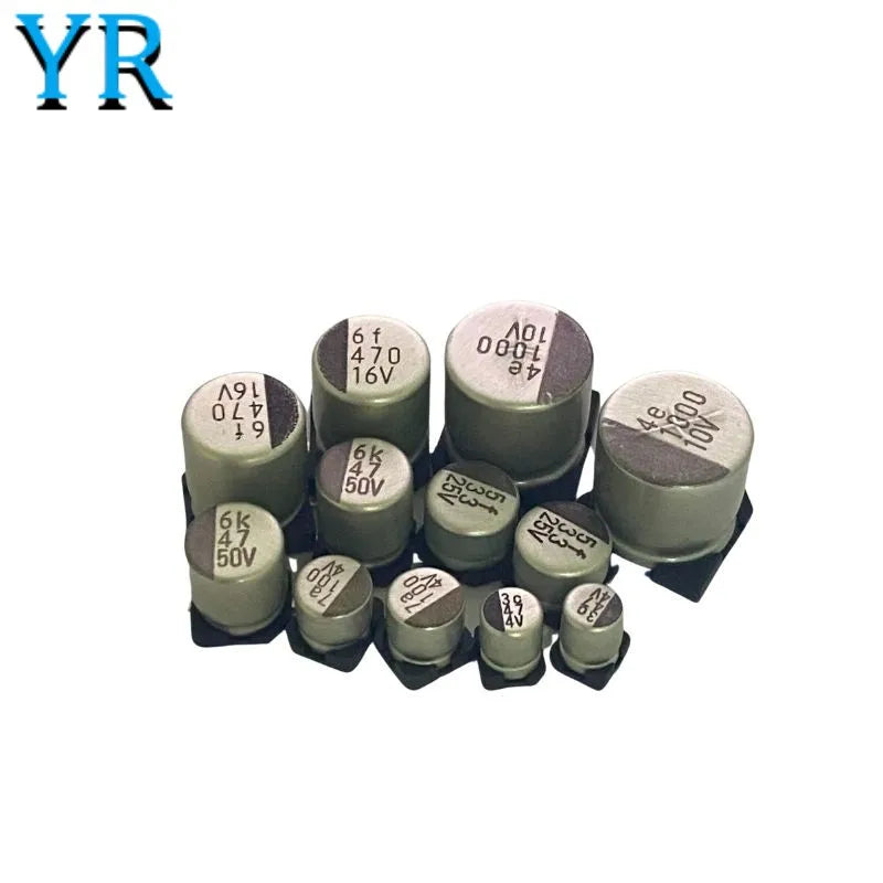 10PCS 4V 6.3V 10V 16V 25V 35V 50V 63V 100V SMD Aluminum Elec