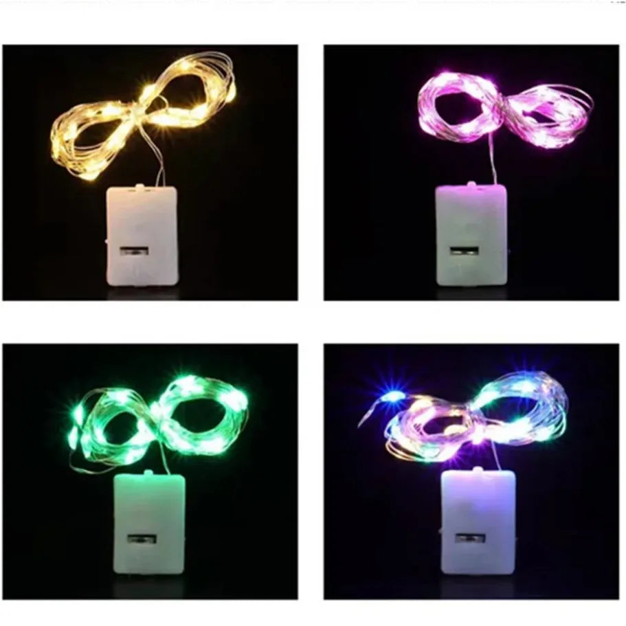 LED String Lights Copper Silver Wire Waterproof Fairy Lights