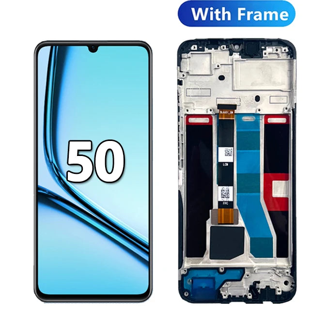 New Display For Realme Note 50 RMX3834 LCD Display Touch Screen Assembly For Realme Note 60 RMX3933 LCD Display Replacement Part