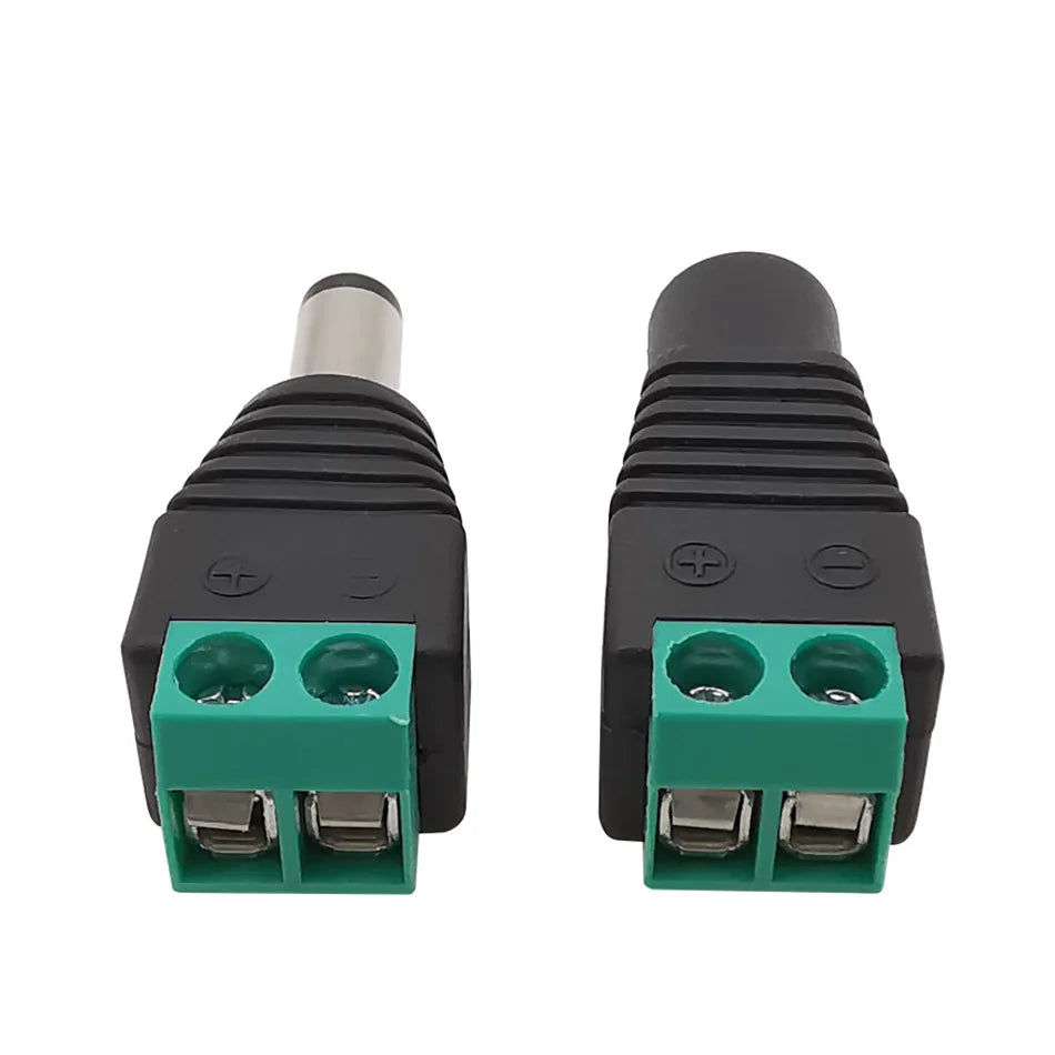 DC 2.5 x 5.5mm 12V DC Power Socket Connector 5.5 2.5mm Male 