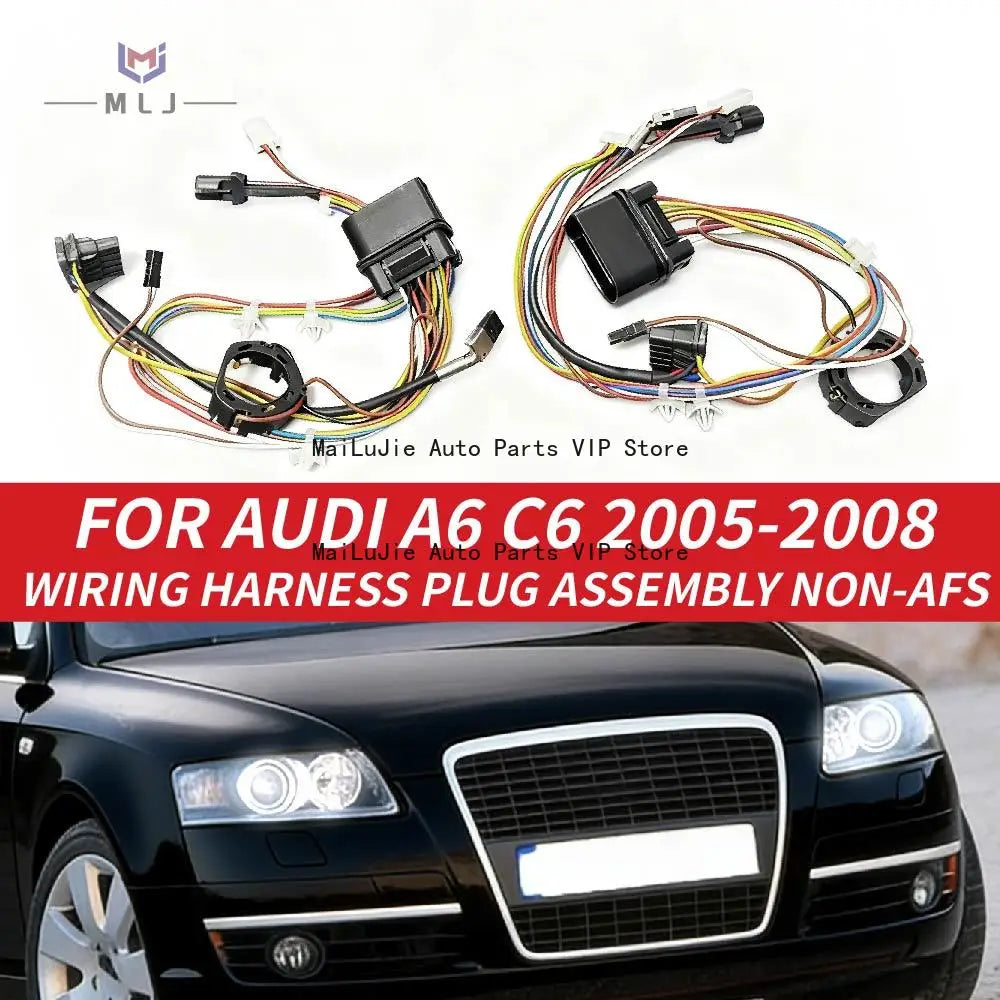 Xenon Headlight Internal WireHarness Plug Wiring HarnessAssembly WithoutAFS Car Accessories for Audi C6