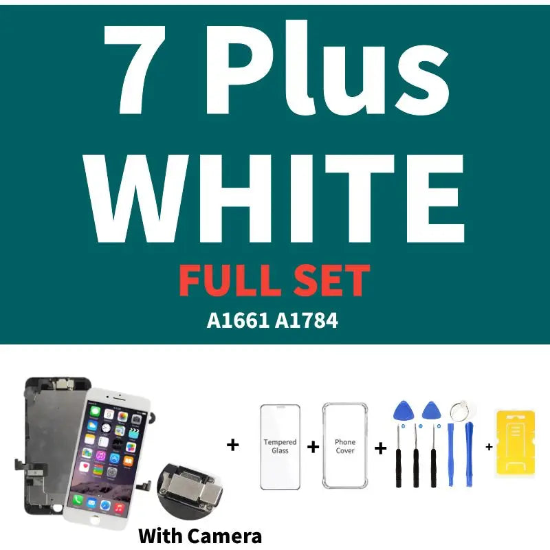 AAA Display for iPhone 5 5S 5SE 6 6S 7 8 Plus LCD Display Full Set Assembly Touch Screen Digitizer Replacement Pantalla+Camera