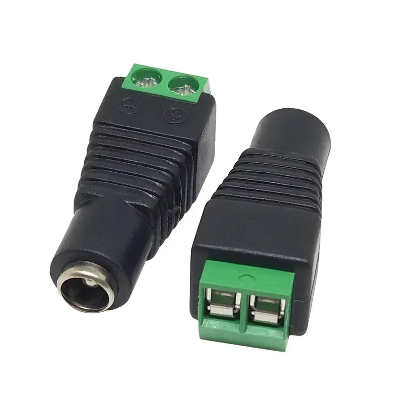 4pcs 12V DC Power Connector Plug Jack Male Female Socket Bar