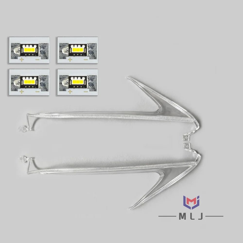 Angel Eyes Acrylic Light Guide Strip Tube LED DRL Chip Daytime Running Light Replacement Parts ﻿ for Lexus