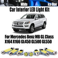 Canbus No Error For LED Interior Dome Map Trunk Light Kit Mercedes Benz MB GL Class X164 X166 GL450 for