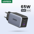 UGREEN 65W GaN Charger Quick Charge 4.0 3.0 Type C PD Fast P