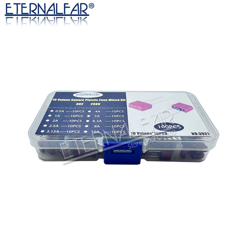 Square Fuse T50MA T500MA T1A T2.5A T3.15A T4A T5A T6.3A T8A 