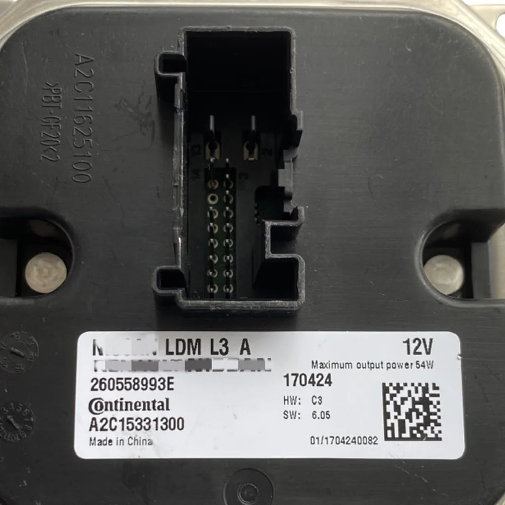 Headlight LED Control Computer Module A2C15331300 LDM L3 A Unit 260558993E 12V Car Headlamp Ballast