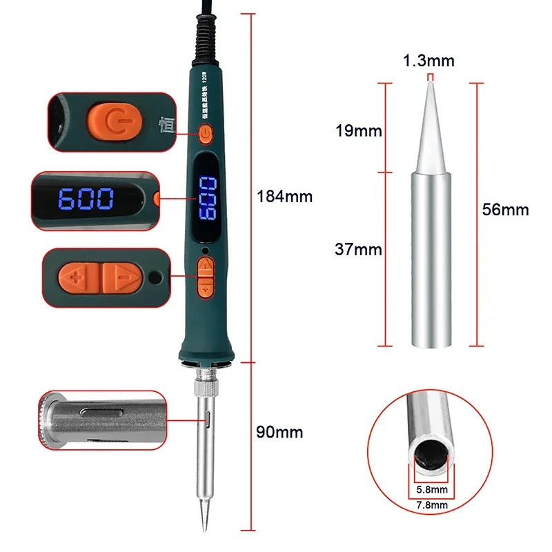 Electric Soldering Iron 220V 120W Soldering Iron Repair Sold