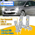 2/4Pcs 30000LM 6000K Super Bright LED Headlight H7 Canbus Ca