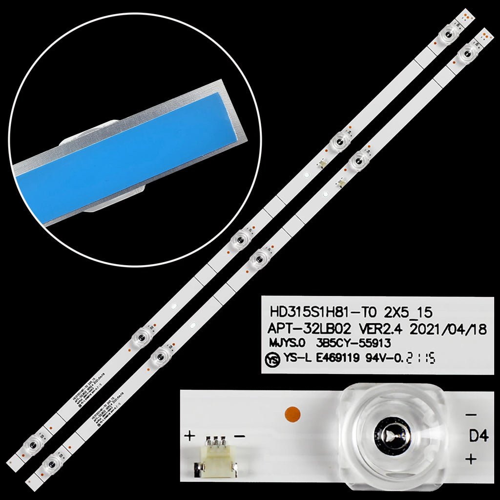 LED Backlight Strip for 32H5590F 32B6600PA 32H4000FM 32LEK83T2 APT-HXLB19107 APT-HXLB19062