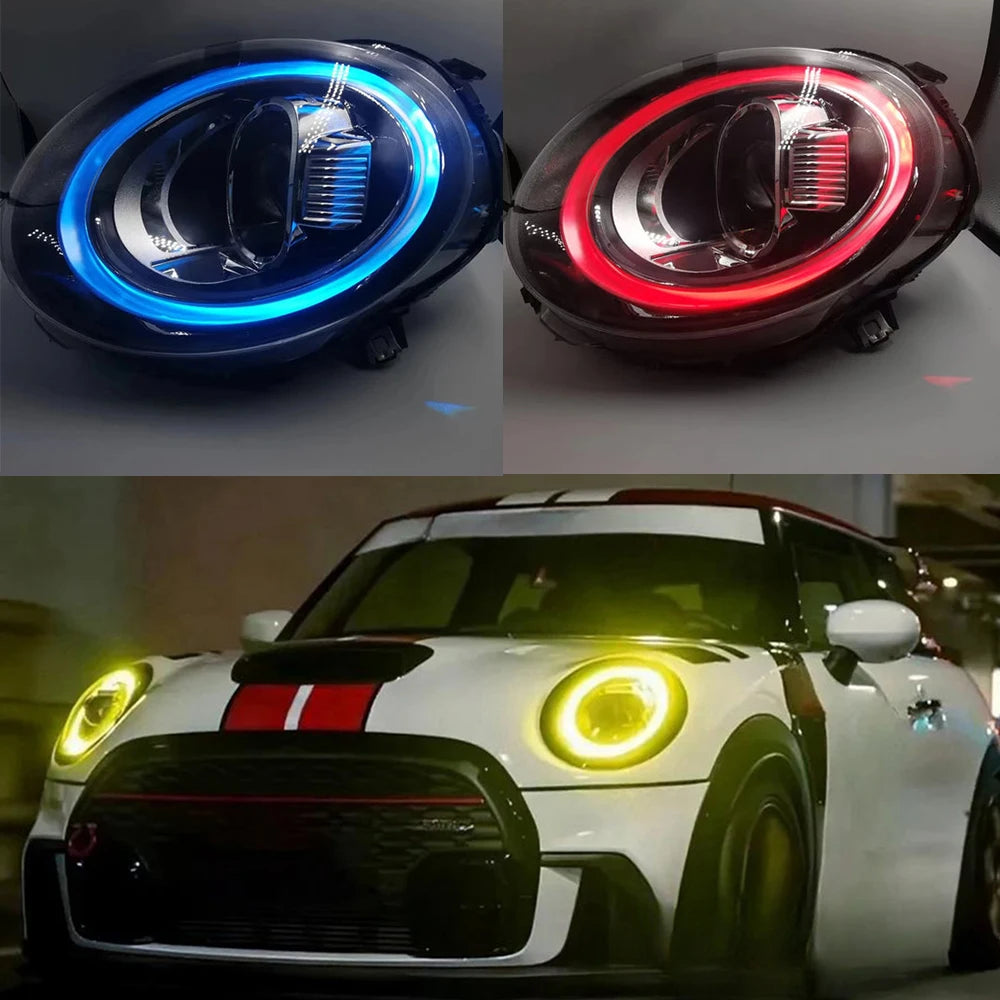 Angel Eye DRL LED Boards For BMW MINI 2018-22 BMW F54 F55 F56 F57 LCI Amber Blue Red for BMW F54 F57