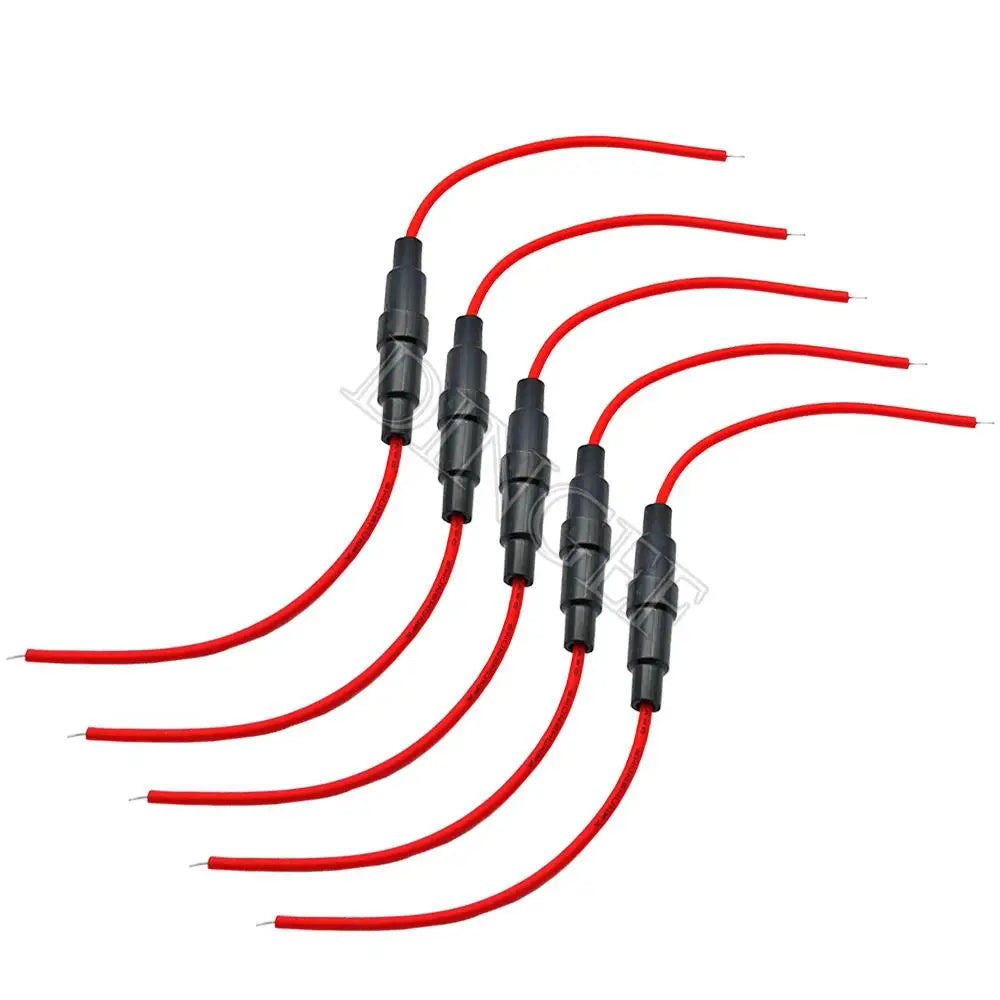 10PCS 5PCS 5 20mm Glass Fuse Holder Screw Type 5X20mm with 5