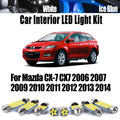 11-Piece LED Interior Light Kit for Mazda CX7 2006-2011 - Canbus Error-Free Interior Bulbs
