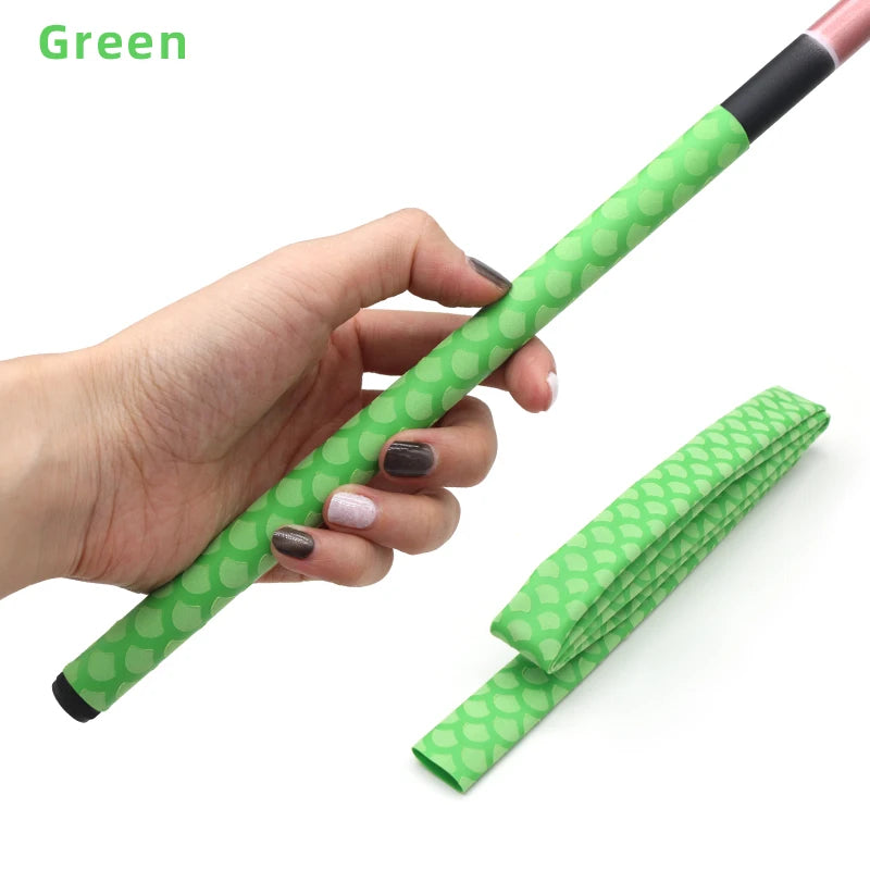 1m/pc Fish Scale Anti-slip Heat Shrink Tube Dia.15 45mm 2 1 Non-slip Handle Repair Electrical Cable Insulation Fishing Rod Wrap