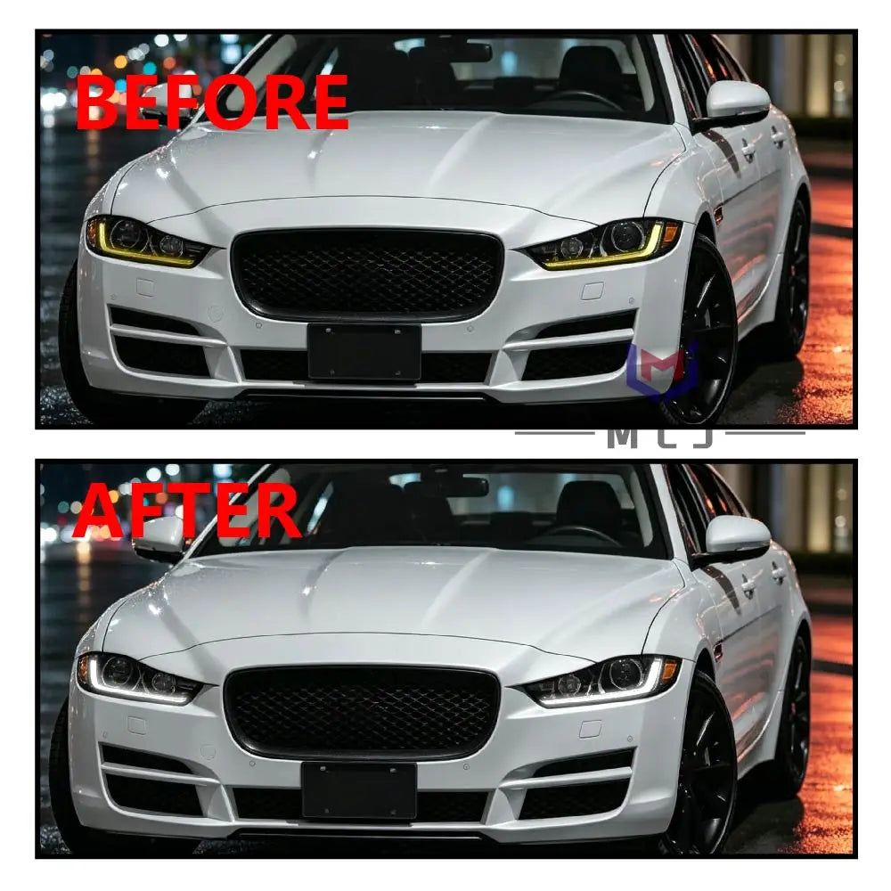 DRL Board Angel Eyes Light Guide Tube Light Guide Strips Headlight Spare Parts Accessories for Jaguar