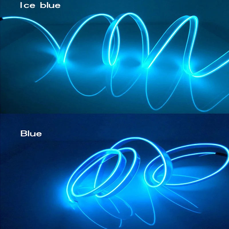 1/3/5m Car Interior Atmosphere Lighting LED Strip 5V DIY Fle