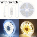 5V USB LED Lights Strip Button Switch Flexible Ribbon SMD3528 Tape 60 LEDs/m for TV Backlight Christmas DIY Party Decoration