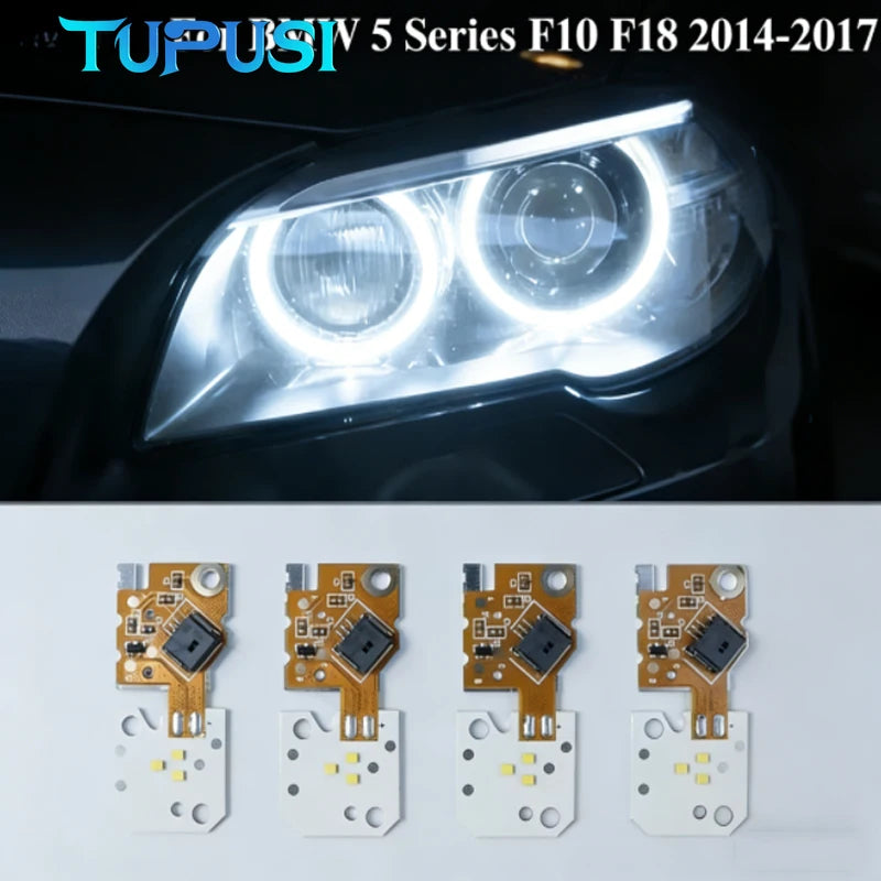DRL Boards Angel Eyes for BMW 5 Series F10 F11 F18 2014-2017 LCI Daytime Runing Light Modules LED Headlight