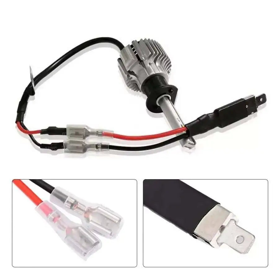 LED H1 Replacement Single Converter Wiring Connector Cable C