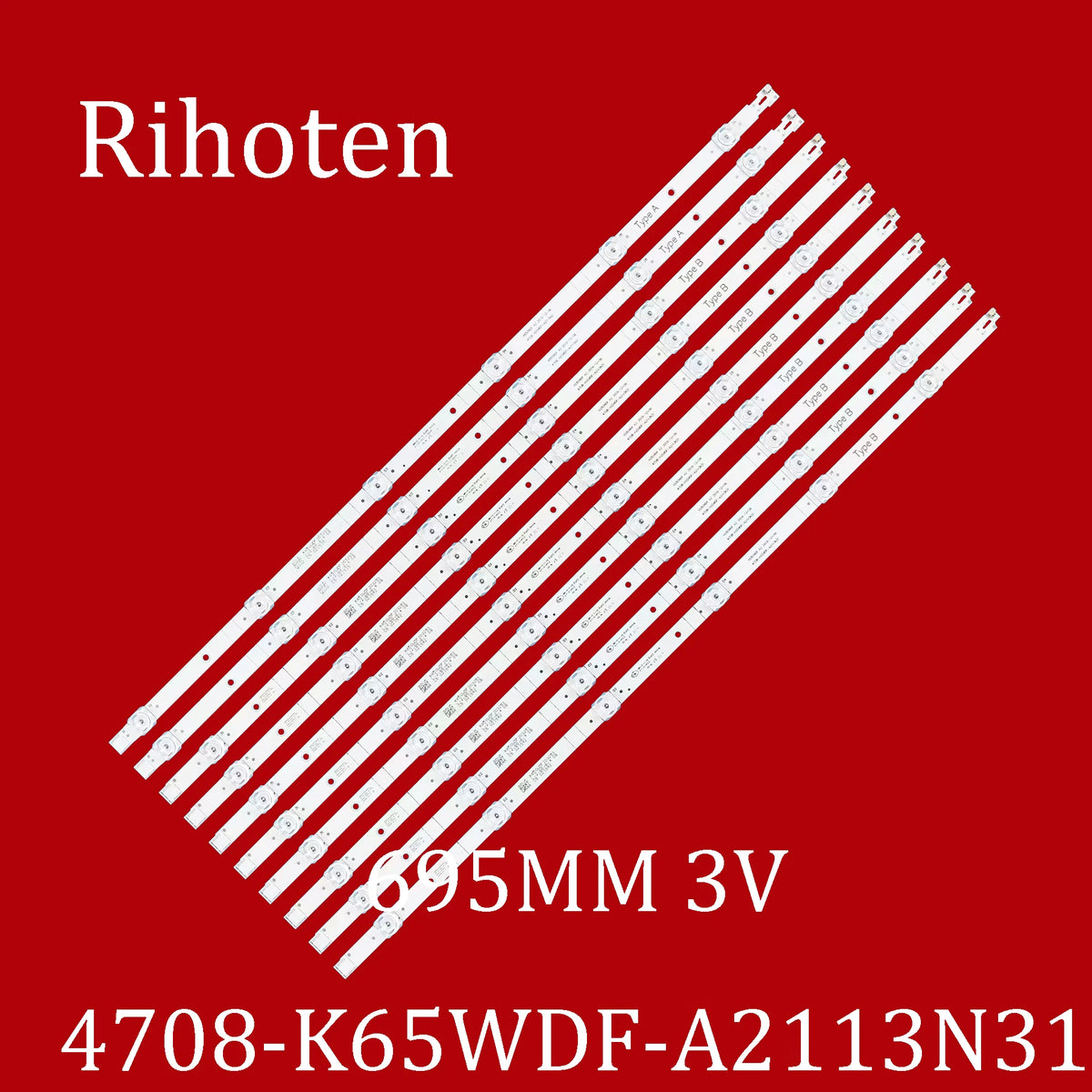LED Backlight Strip for 65PUF7184 65DS8800 BSE65-LX/MTR K650WDF A2 4708-K65WDF-A2113N31 4708-K65WDF-A2113N21