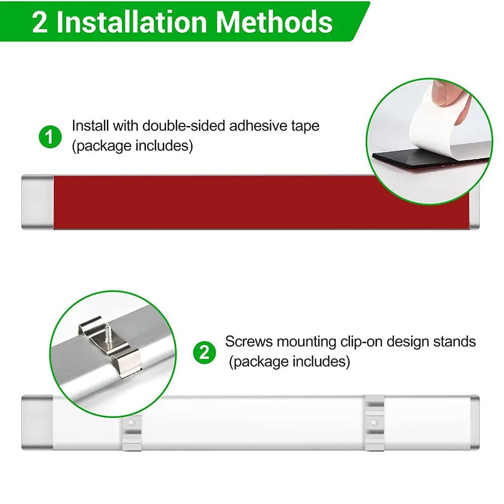 2pcs 12v Led Strip Light With On-Off Switch Rv Interior Ligh