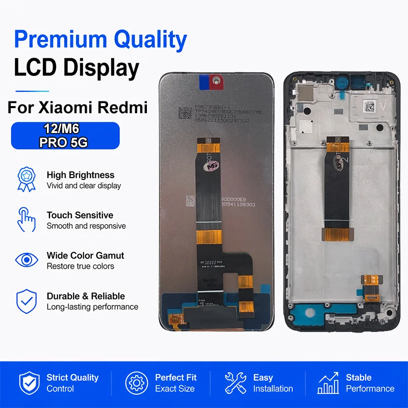 6.79 For Xiaomi Redmi 12 LCD 23053RN02Y Display Touch Screen