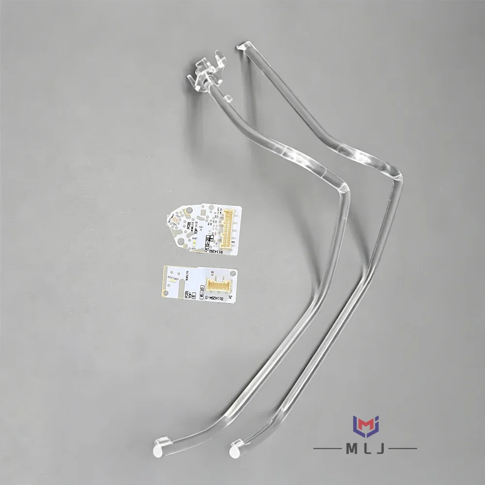 DRL Strip Light Guide Plate Tube White LED Angel Eye Board For BMW X1 F49 2020-2023 Daytime Running Light