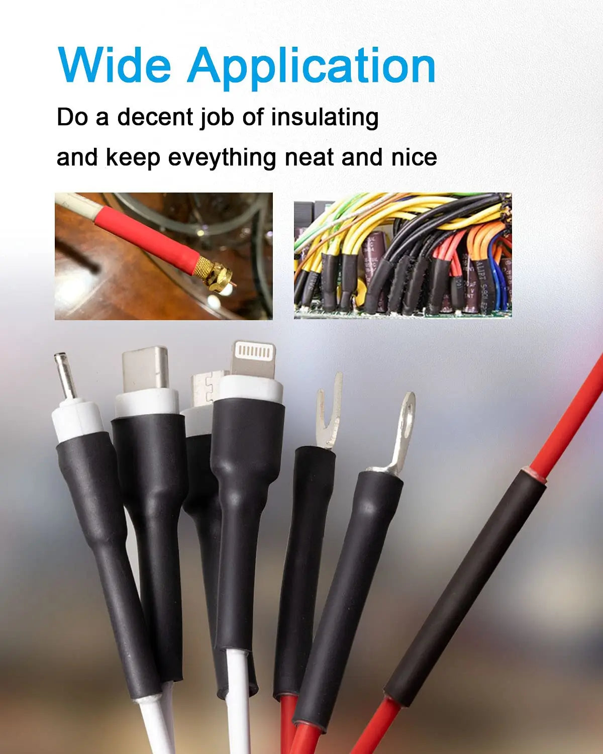 270 PCS Heat Shrink Tubing Kit - 3 1 Ratio Adhesive Lined Ma
